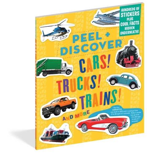 Peel + Discover: Cars! Trucks! Trains! And More