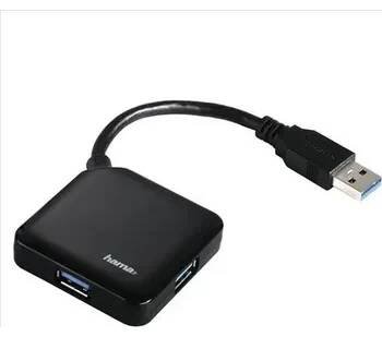 Hama USB 3.0-Hub 1:4, černý