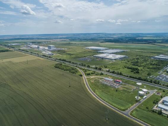 Stav průmyslové zóny v roce 2019 - Průmyslová zóna Triangle