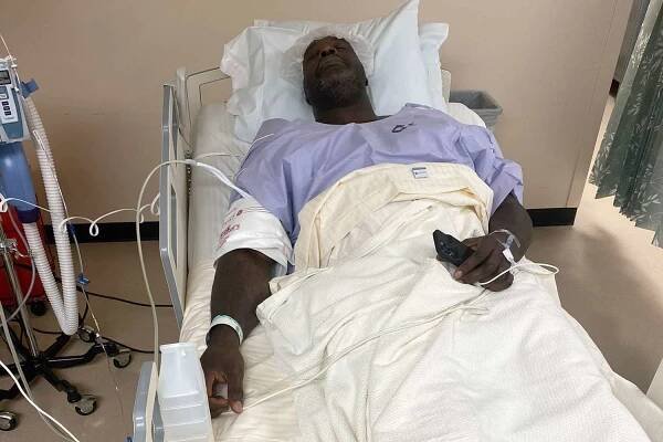 Shaquille O'Neal Worries Fans with Photo from Hospital Bed — But Says He's Watching TNT
