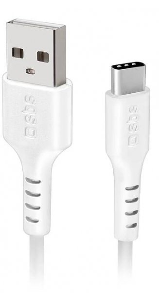SBS - Kábel USB 2.0/USB-C, 1,5 m, biela