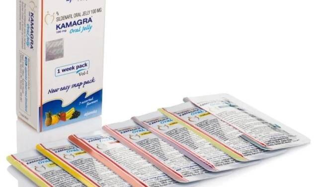 Kamagra Oral Jelly - Sildenafil Oral Jelly - 1x7 - Lékárna-EU