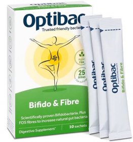 Optibac Bifido and Fibre (Probiotika při zácpě) 10 x 6g sáček