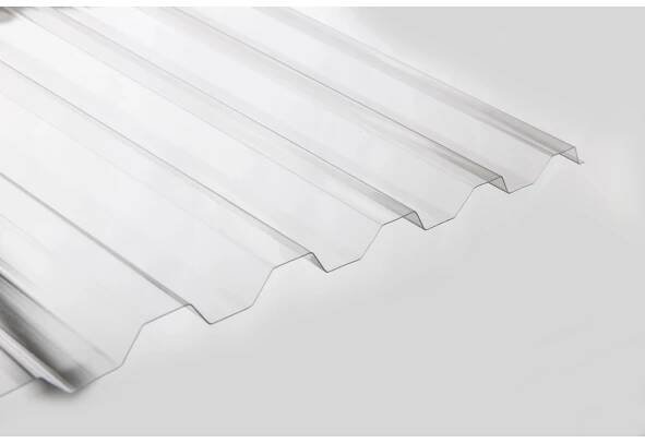 Guttagliss Polykarbonátová trapézová deska Makro čirá, 2000 x 1060 mm nakoupit u OBI