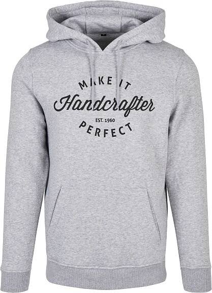 Mikina HANDCRAFTER pánská; vel.: L; bavlna; šedá
