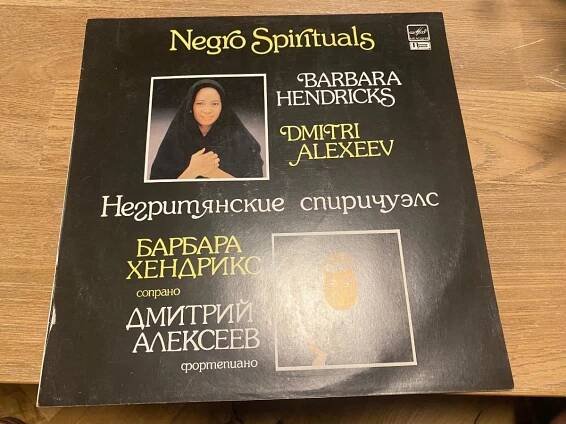 Lp deska Barbara Hendricks, Alexejew negro spirituals