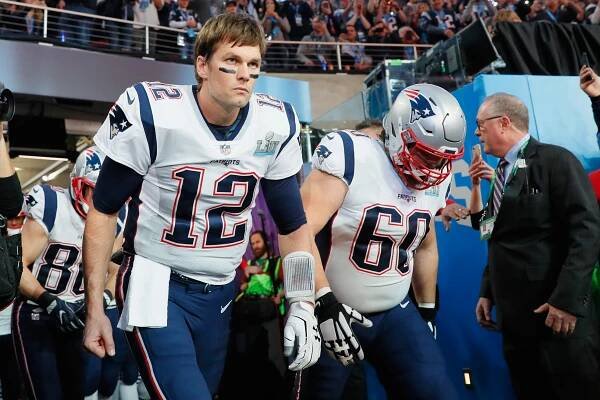 Tom Brady and David Andrews