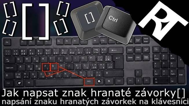 Jak napsat hranaté závorky na klávesnici - Hranatá závorka - znak hranatých závorek - zkratka