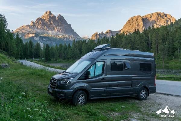 Tři věže lavaredské a vyhlídka na Cadini di Misurina s batoletem | Horama