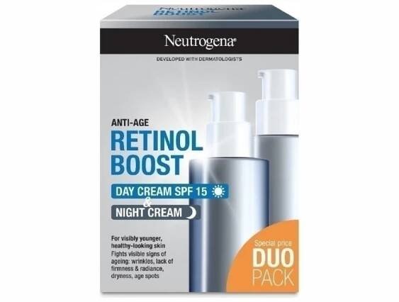 NEUTROGENA Retinol Boost Pleťový denní + noční krém 2 x 50 ml (Denní krémy) - Hydratační, Denní