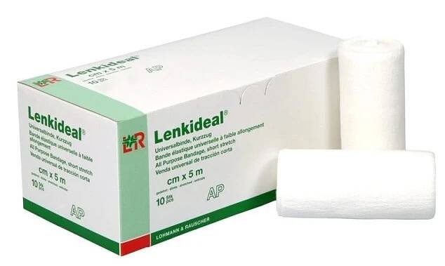 Univerzální krátkotažné obinadlo Lenkideal 10 ks 10 cm x 5 m