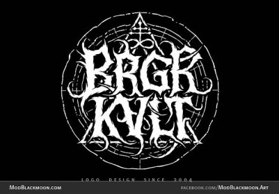 ModBlackmoon | Death Metal, Black Metal, Thrash Metal Band Logo Design | Symbols & Emblems