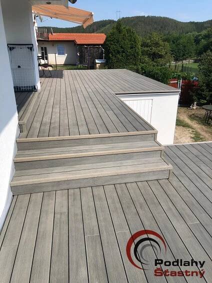 Realizace WPC teras - WPC a dřevěné terasy s montáží Praha