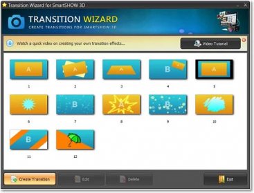 Transition Wizard interface