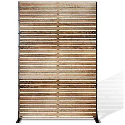 Wooden freestanding trellis