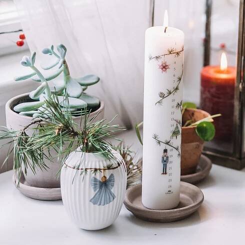 Keramická váza Hammershøi Christmas 10,5 cm