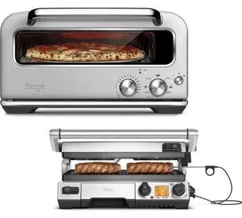 Kontaktní gril SAGE BGR840 + Pec na pizzu SAGE SPZ820BSS