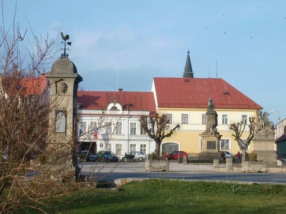 Miletín - náměstí K. J. Erbena - Náměstí
