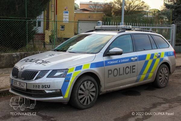 PČR - OOP Štětí - Škoda Octavia III - TECHNIKAIZS.cz