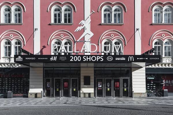 Palladium – vstup do nákupního centra