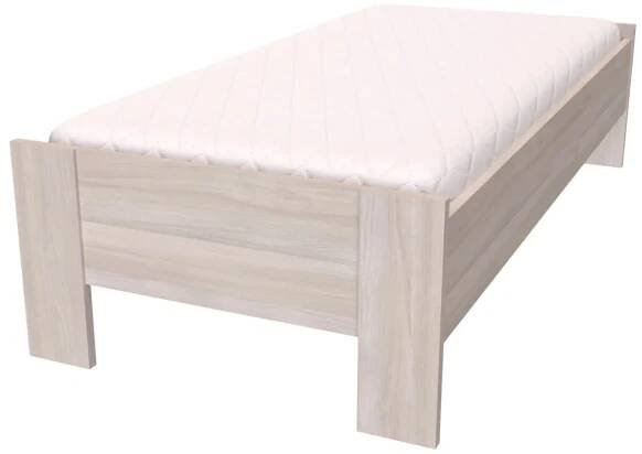 Postel NÁBYTEK MIKULÍK s.r.o. NEDO - postel 80x200cm / 90x200cm Dekor: olše, Šířka pro matraci: 80cm, Varianta: Síla bočnice 18mm Dekor: akácie světlá
