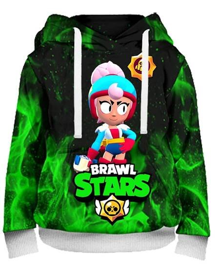 Default Janet Brawl Stars Hoodie Sweatshirt Stage View