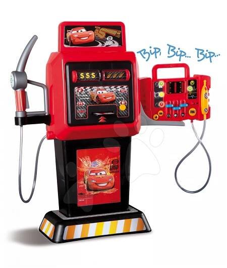Benzínová pumpa pro děti Autá 2 Smoby červená
