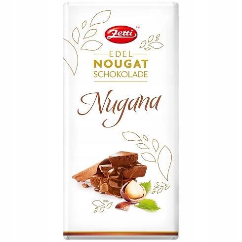 Čokoláda Nugát Zetti z Německa