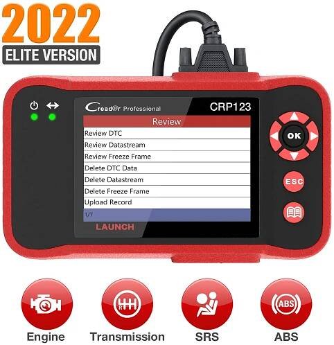 Launch CRP123 4 System Automotive Diagnostic Tool for Engine/ ABS/ SRS/ Transmission Same as Creader VII+