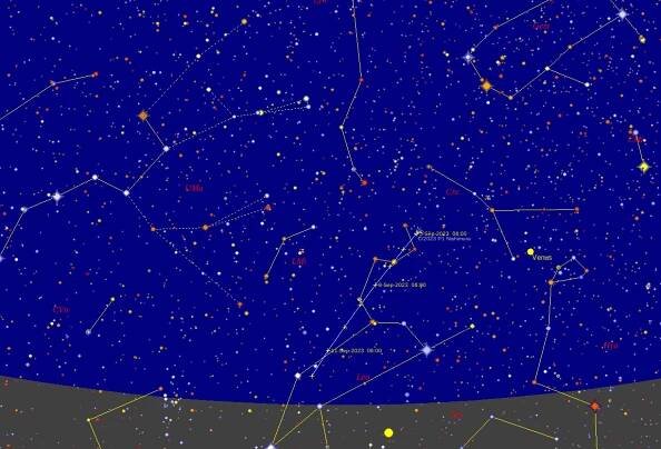 V následujících dnech můžete spatřit jasnější kometu Nishimura | Sluneční soustava | Články | Astronomický informační server
