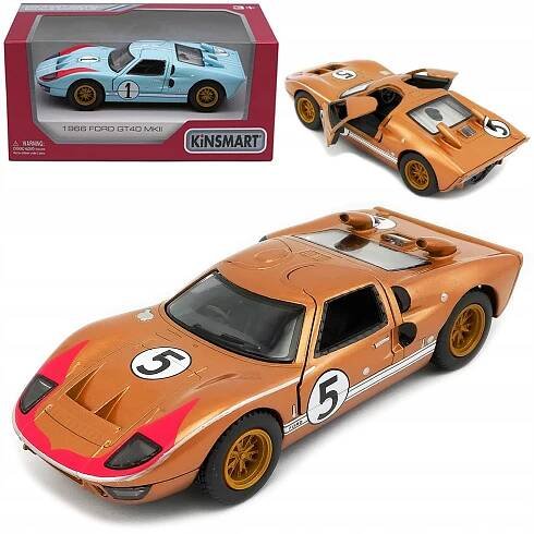 KOVOVÉ AUTO FORD GT40 MK II KOVOVÉ AUTO MODEL AUTÍČKO KINSMART 1 32