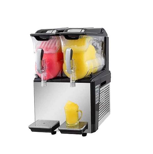 VBENLEM 110V Slushy 20L Double Bowl 600W Machine
