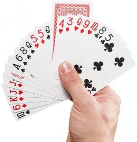 Pokerové hrací karty – plastové