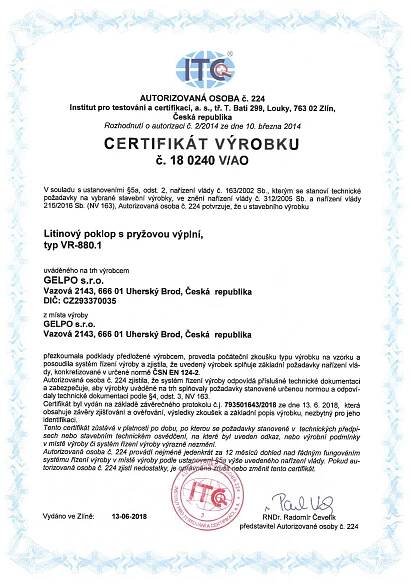 Kanalizační poklop - GELPO, s.r.o.