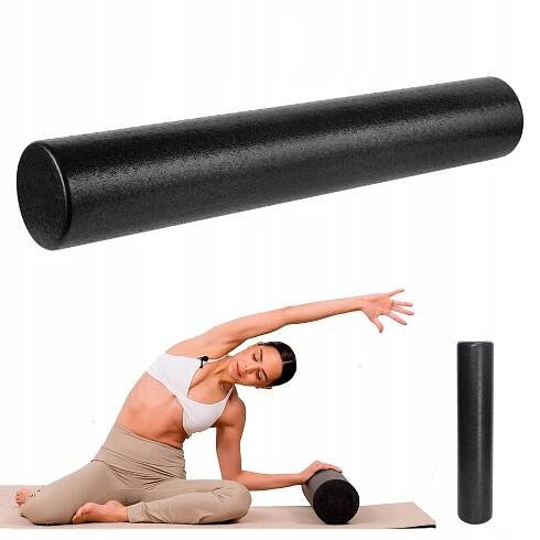 Masážní váleček pro rehabilitaci cvičení roller 15x90 cm pěnový EPP REBEL