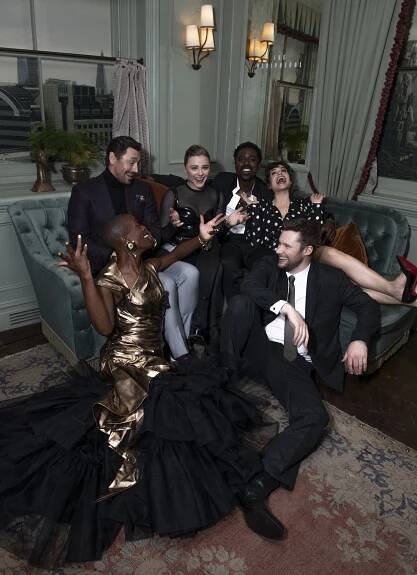 Special screening of The Peripheral at the Odeon Luxe West End, Leicester Square, London - T'Nia Miller, JJ Feild, Chloë Grace Moretz, Gary Carr, Charlotte Riley, Jack Reynor - Médium - Z akcí