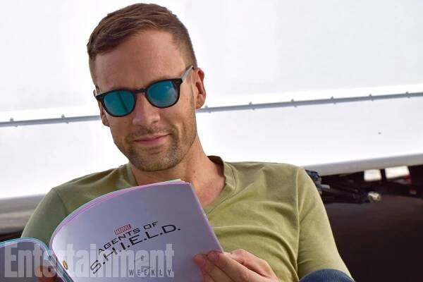 Agents of SHIELD BTS -- Pictured: Nick Blood CR: ABC