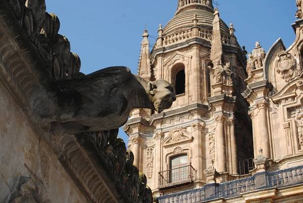 Highlights in Castilla y León: the gothic architecture is everywhere in town.