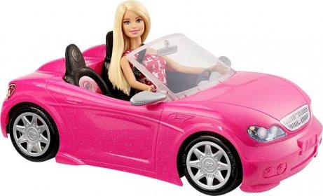 Mattel Barbie Auto s panenkou