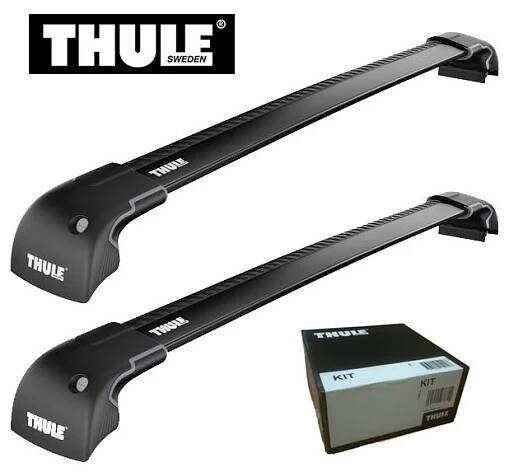 Příčníky Thule WingBar Edge Black + kit na integrované podélníky