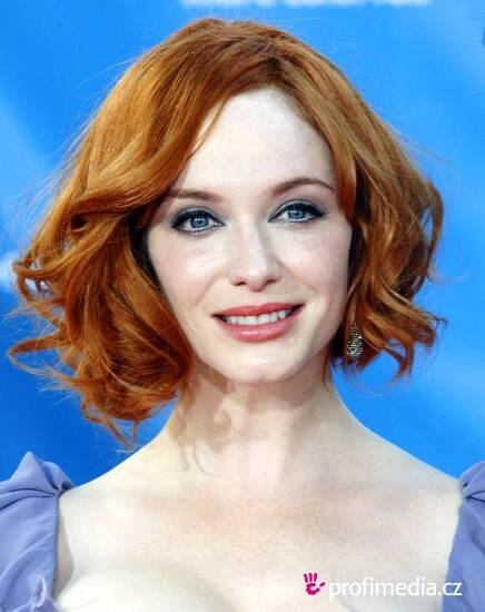 Christina Hendricks - celebrity účes - HappyHair