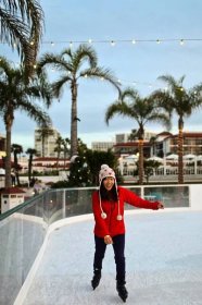 Hotel Del Coronado Ice Skating By the Sea.