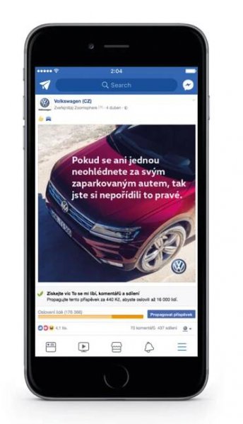 Volkswagen sociální sítě