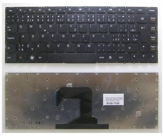 klávesnice Lenovo Ideapad S300 S400 S405 S410 S415 black CZ/SK no frame