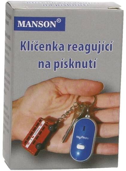 Klíčenka reagující na písknutí