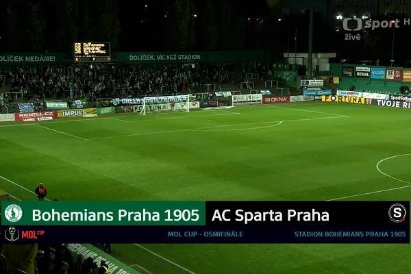 Sparta v Ďolíčku trpěla, ale postupuje. Ve čtvrtfinále českého poháru je i Zlín na úkor Baníku – ČT sport – Česká televize