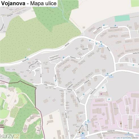 Vojanova - mapy | Kurzy.cz