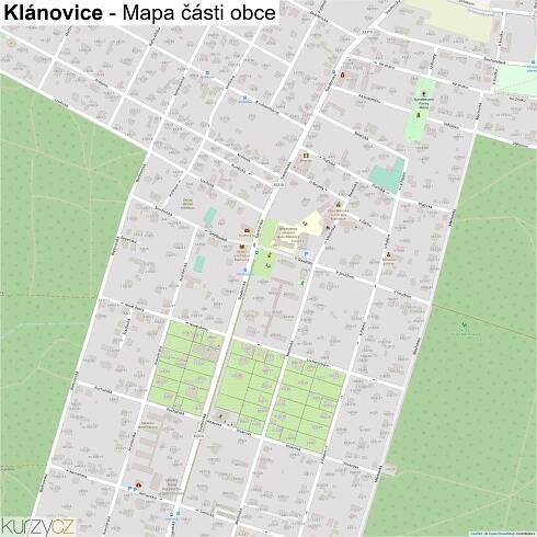 Klánovice - mapy | Kurzy.cz