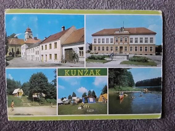 Pohlednice KUNŽAK - Pohlednice místopis