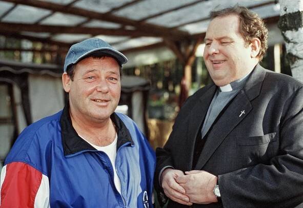 Otec Braun - Nikomu ani slovo - Z filmu - Walter Plathe, Ottfried Fischer